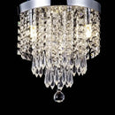 Axyaa Modern Crystal LED Pendant Chandelier Ceiling Lamp for Living Dining Room