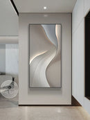 Axyaa Minimalist Entrance Decoration Painting Abstract Hallway Hanging Mural