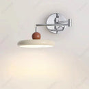 Axyaa Cream Wind Wall Lamp: Rotatable Arm, Ideal for Living Room, Study, or Bedroom Lighting