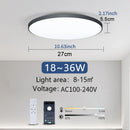 Axyaa Smart LED Ceiling Lamp | Dimmable Modern Ceiling Light with Remote Control