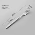 Axyaa Stainless Steel Stone Pattern Dinnerware Set Knife Fork Spoon Kitchen Tools