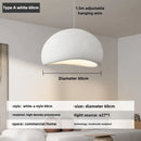 Axyaa Nordic Wabi Sabi E27 Chandelier Pendant Light - Home Decor Loft Hanging Fixture