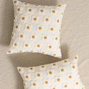 Axyaa Rural White Flower Pillow Cover - Pastoral Style Home Decor Pillowcase