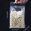 Axyaa Clear Zip Lock Snack Bags Set for Food Packaging