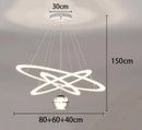 Axyaa Staircase Chandeliers LED Pendant Light for Modern Living Room Decor