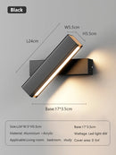 Axyaa Rotatable LED Wall Lamp for Modern Home Decor and Lighting