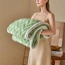 Axyaa Flannel Warm Blanket: Soft, Cozy, Multi-Purpose Sofa Blanket for Spring/Autumn