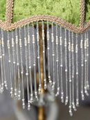 Axyaa Gold Lustre Tassel Table Lamp for Bedroom Girls/Princess Room