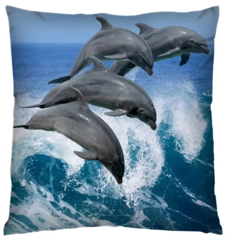 Axyaa 3D Animal Themed Cushion Covers (18" x 18") - Cute Designs