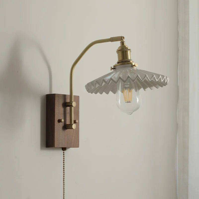 Axyaa Ceramic LED Wall Lights for Bedroom & Living Room