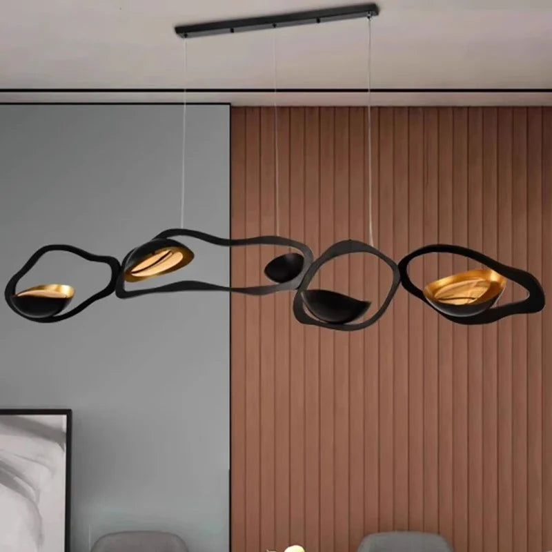 Axyaa Modern LED Pendant Chandeliers for Indoor Living and Dining Room Lighting