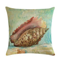 Axyaa Starfish Conch Linen Pillowcase 45*45cm