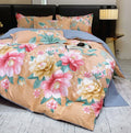 Axyaa Cotton Flower 4-Piece Bedding Set - Thickened & Large Printing