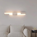 Axyaa Art Deco LED Wall Lamp Natural Stone White Acrylic Remote Control Dimmable