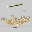 Axyaa Crystal Chandelier Pendant Light for Living and Dining Room