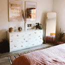 Boho Pink Butterfly Wall Sticker Nursery Decor by Axyaa