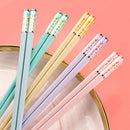 Axyaa Amber Sakura Pattern Chopsticks Set - 5 Pairs