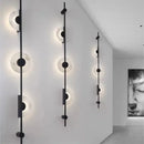 Axyaa Modern Gold Black LED Wall Lamp for Stylish Interiors
