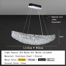 Axyaa Crystal Round Ceiling Light: Modern Minimalist LED Fixture for Master Bedroom