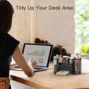 Axyaa Mesh Desk Organizer with 8 Compartments and 1 Drawer