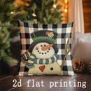 Axyaa Christmas Cushion Covers for Sofa, Bedroom, Car - Rectangular Pillow Cover