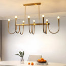 Axyaa Nordic Palace Bronze Chandelier for Dining Room Lighting