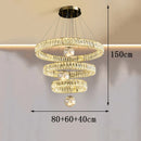 Axyaa Crystal Chandelier Pendant Light for Luxury Living Room & Bedroom	divine lighting for home