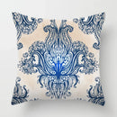 Axyaa Baroque Geometric Throw Pillow Case, Elegant Vintage 45X45CM Cushion Cover for Home