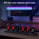 Axyaa RGB Glow Tube Clock DIY LED Nightlight Table Lamp Digital Watch Home Decor