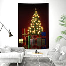 Axyaa Christmas Tree Tapestry Wall Hanging Holiday Decoration
