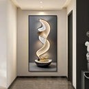 Axyaa Abstract Art Mural Wall Lamp for Foyer Living Room Staircase Decoration