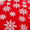 Axyaa Christmas Snowflake Double Layer Fleece Blanket: Thick & Cozy Sofa Bed Throw