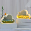 Axya Cloud Tulip Night Light - Handmade Flower Home Decor Lamp for Creative Atmosphere