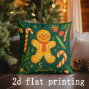Axyaa Christmas Cushion Covers with Festive Prints for Sofa Bedroom Car