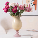 Axyaa Gufen Glazed Glass Vase: Light Luxury & Creative Living Room Decor