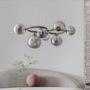 Axyaa LED Chandeliers: Modern Hanging Lights for Living Room and Dining Room