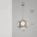 Axyaa Wabi Sabi Resin Pendant Lamp Chandelier for Home Decor