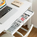 Axyaa Under Desk Storage Drawer Tray - Self Adhesive Stationery Organizer
