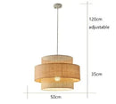 Axyaa Rattan Woven Pendant Light - Stylish Chandelier for Home, Kitchen, Restaurant
