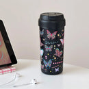 Axyaa Butterfly Stainless Steel Tumbler with Filter Straw