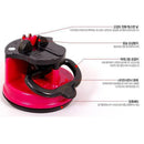 Axya Kitchen Knife Sharpener with Suction Cup for Precision Sharpening
