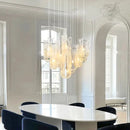 Axyaa LED Chandelier for Modern Home Decoration and Indoor Lighting