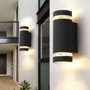 Axyaa LED Outdoor Wall Lamp Acrylic Waterproof IP65 Up Down Sconce Lighting