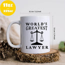 Axyaa Ceramic Lawyer Mug 11oz - Ideal Judge Gift for Friend's Birthday