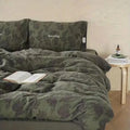Axyaa Pink Tie-Dye Bedding Set with Flat Sheet and Pillowcase in Twin/Full/Queen Size