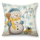 Axyaa Christmas Pillows Set - Festive Cushion Covers for Sofa, Bedroom, Car