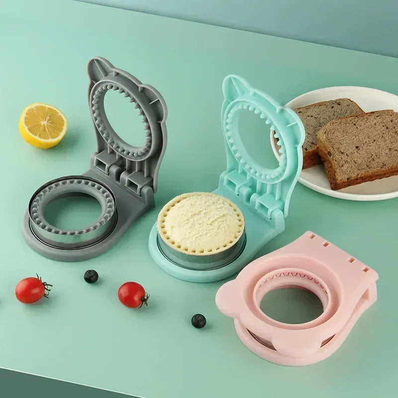 Axyaa Stainless Steel Sandwich Cutter Baking Tool for Cake Biscuit Toast Bread Mold