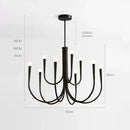 Axyaa French Design Branch Chandelier - Stylish Lighting Fixture for Home Décor
