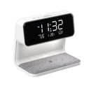 Axyaa ABS Bedroom Lamp Clock for Home/Office Holiday Decor USB Plug