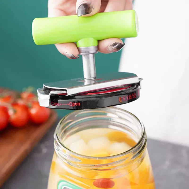 Axya Stainless Steel Can Opener & Bottle Cap Screwdriver